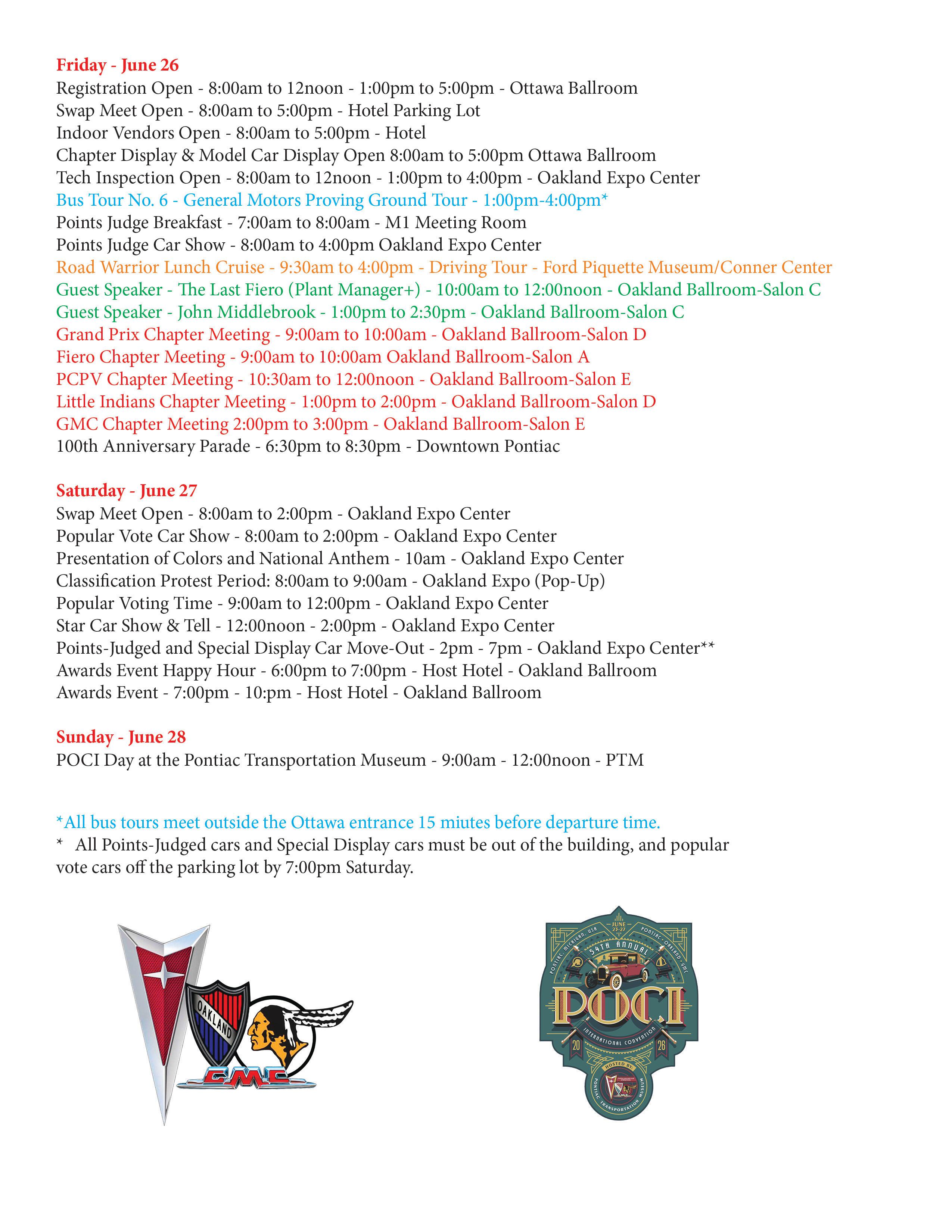Latest Schedule 5 15 26 Page 2 Latest Schedule 5 15 26 Page 2