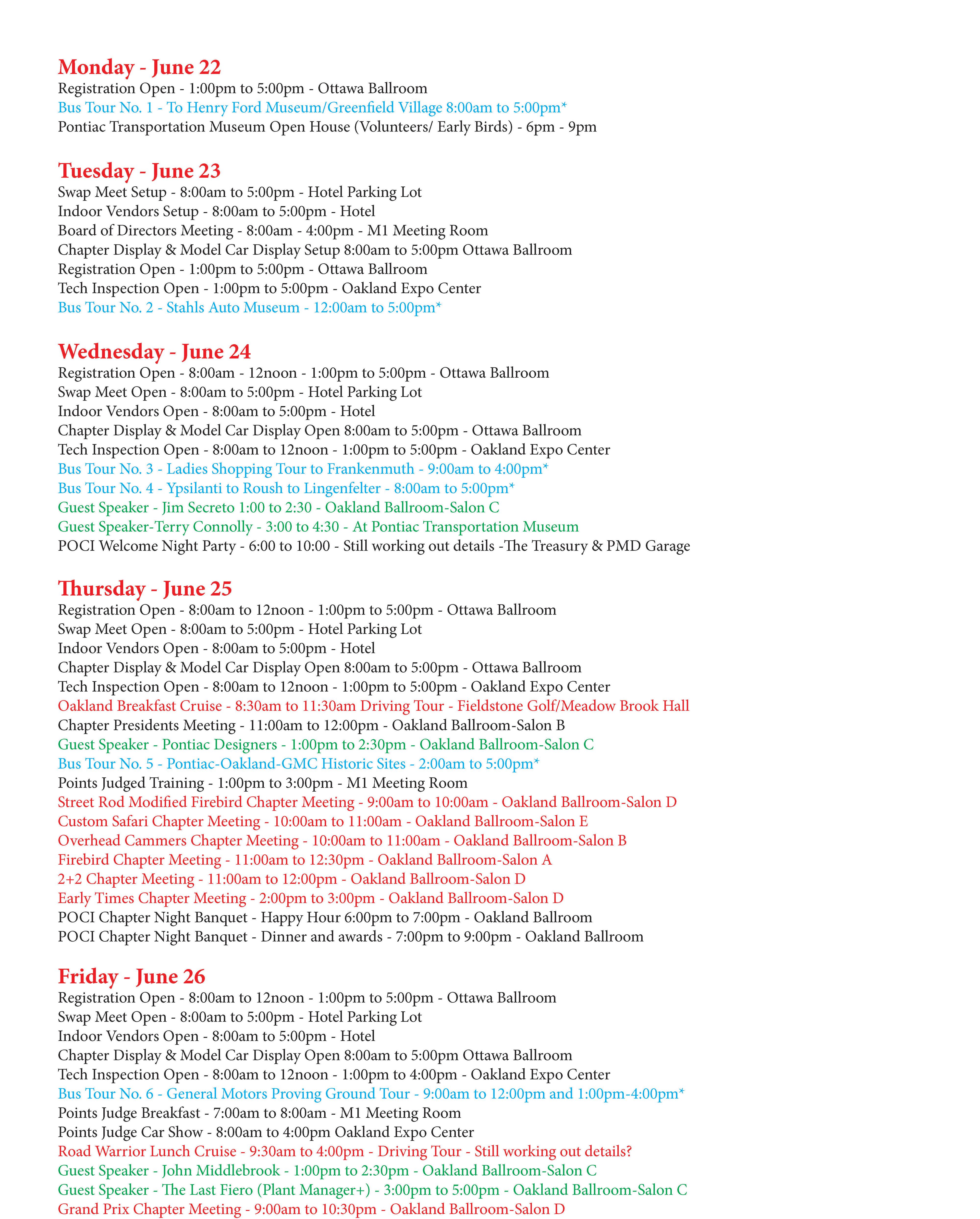 Schedule 1 Schedule 1