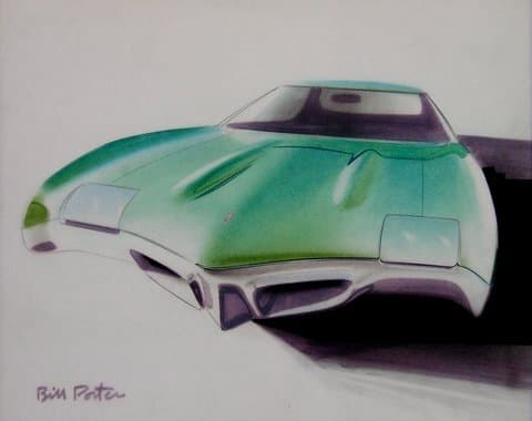 A colorful front end design by Bill Porter GM Archives 3 A colorful front end design by Bill Porter GM Archives 3