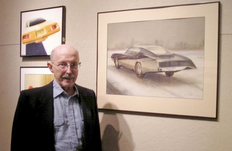 Bill Porter in 2015 standing next to his design art Louisville Business First CROPPED 8 Bill Porter in 2015 standing next to his design art Louisville Business First CROPPED 8