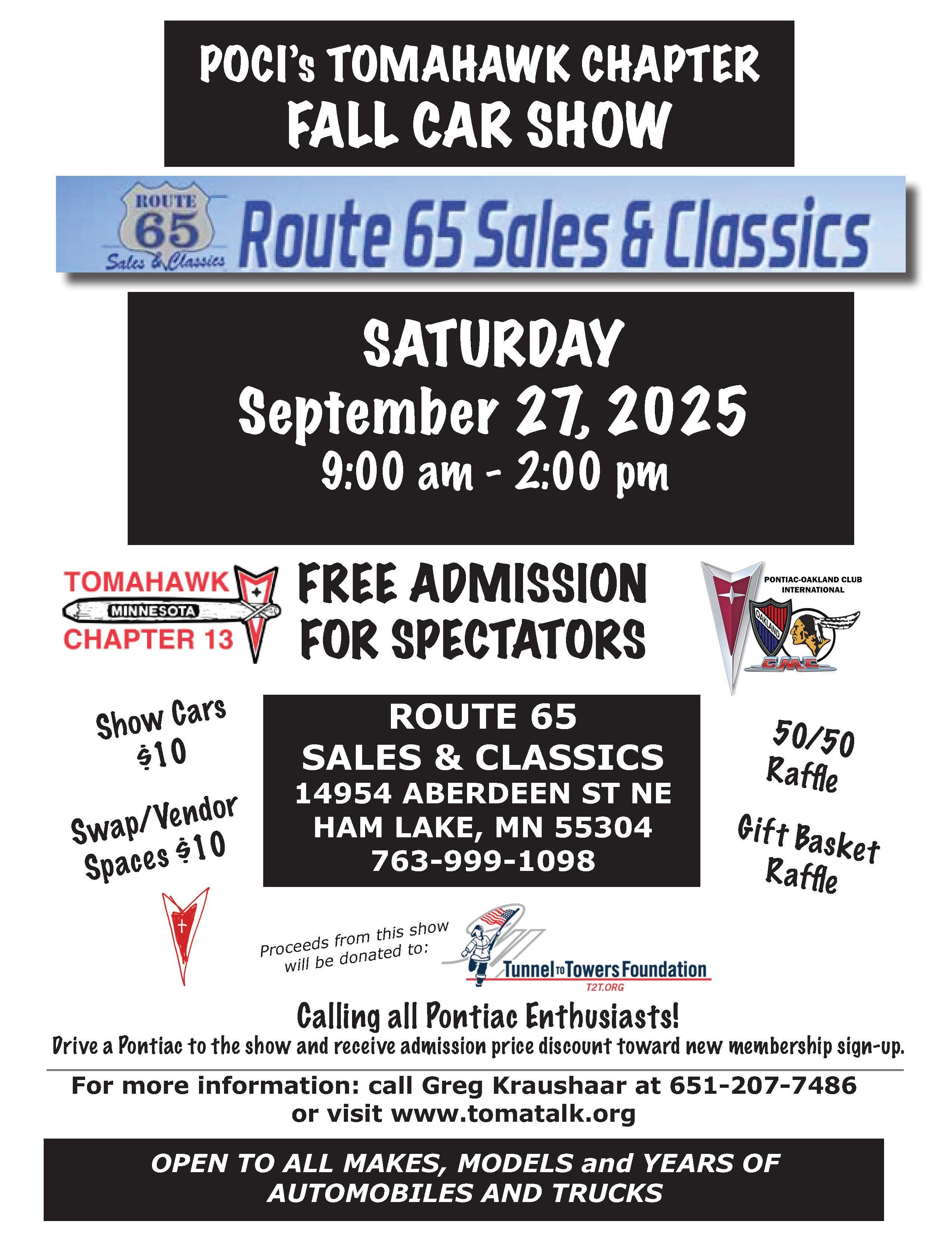2025 Fall Route 65 flyer 2025 Fall Route 65 flyer