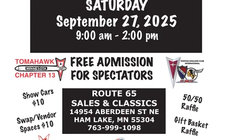 2025 Fall Route 65 flyer