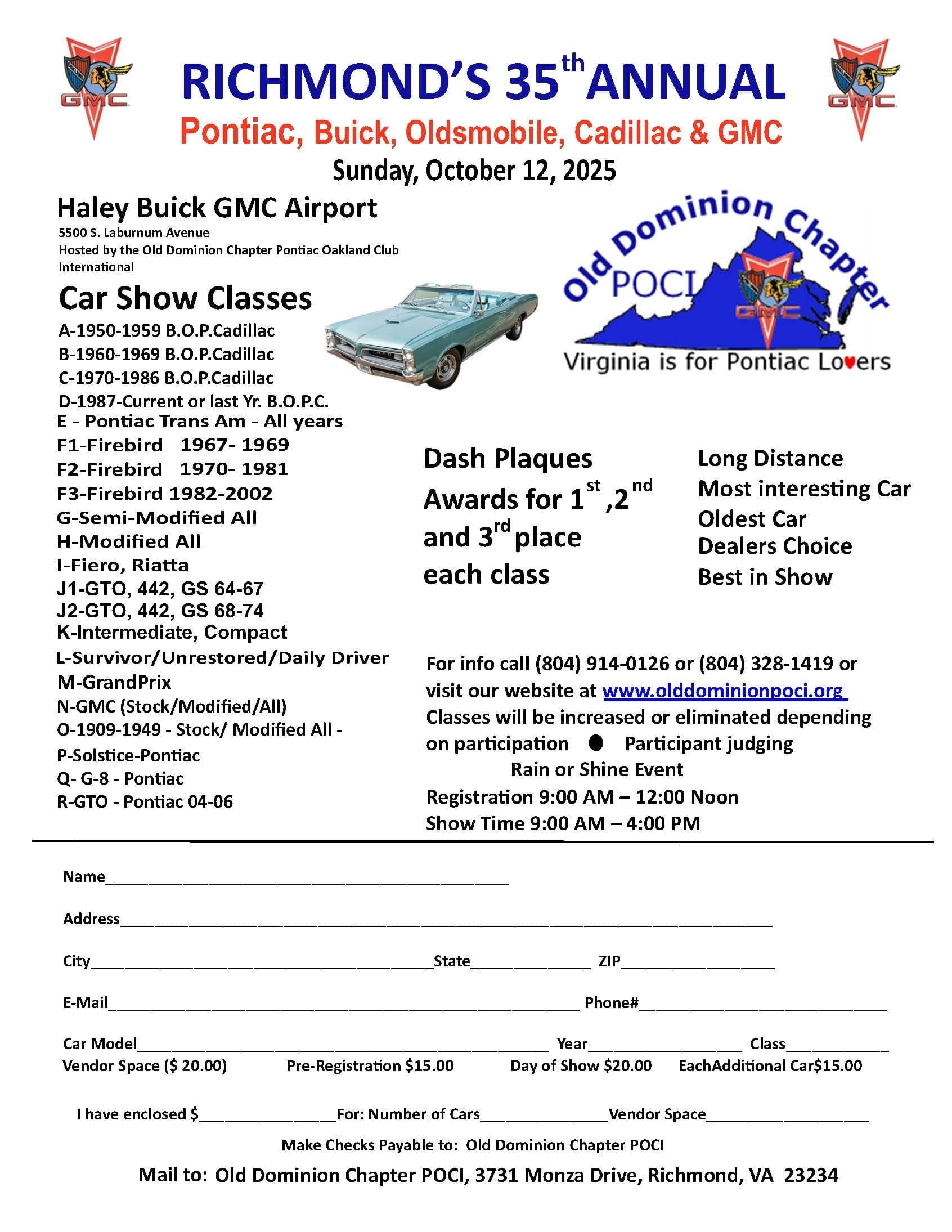 Car show flyer 12 Car show flyer 12