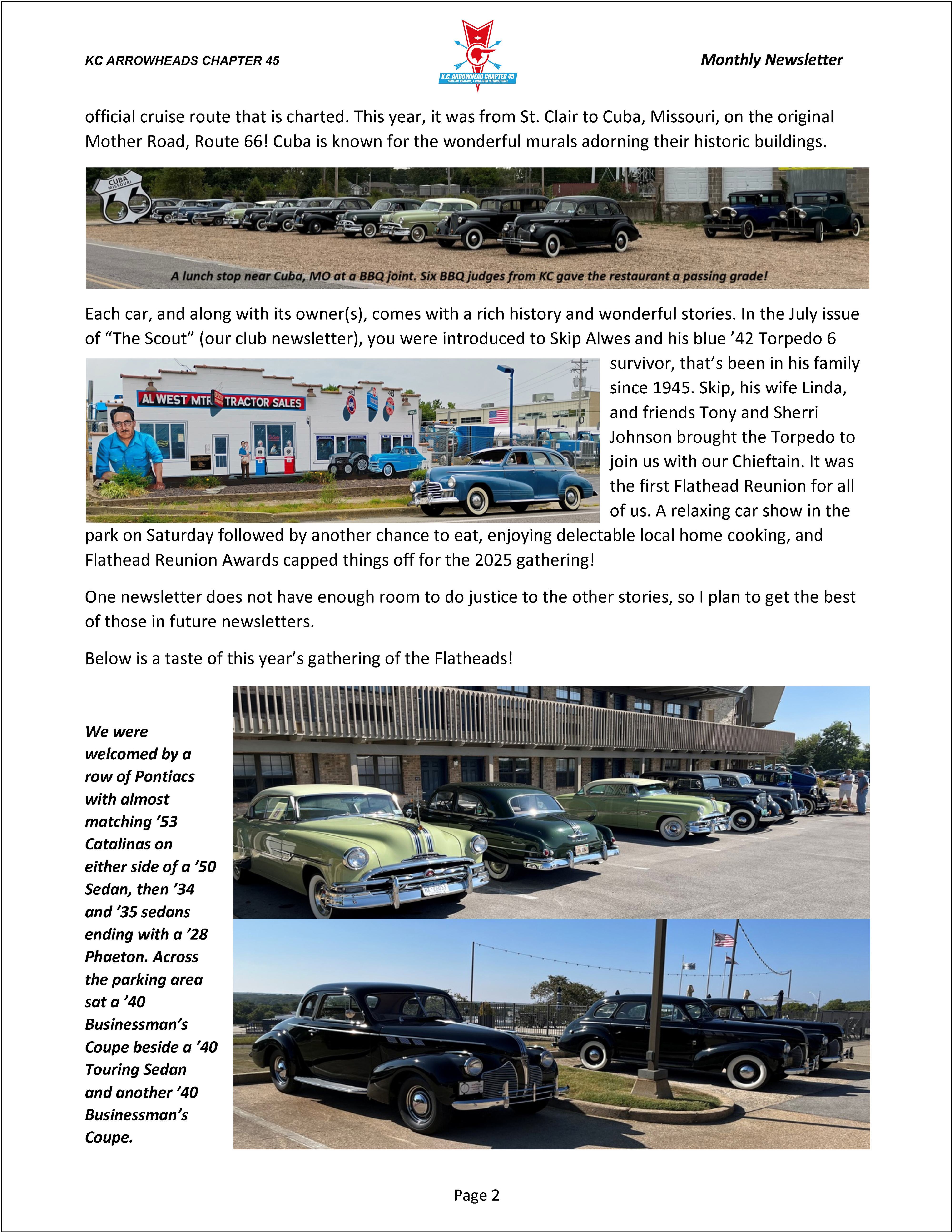Flathead Reunion Article in Newsletter Final Page 2 Flathead Reunion Article in Newsletter Final Page 2