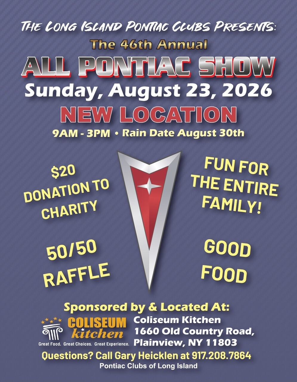 Long Island Car Show flyer Long Island Car Show flyer